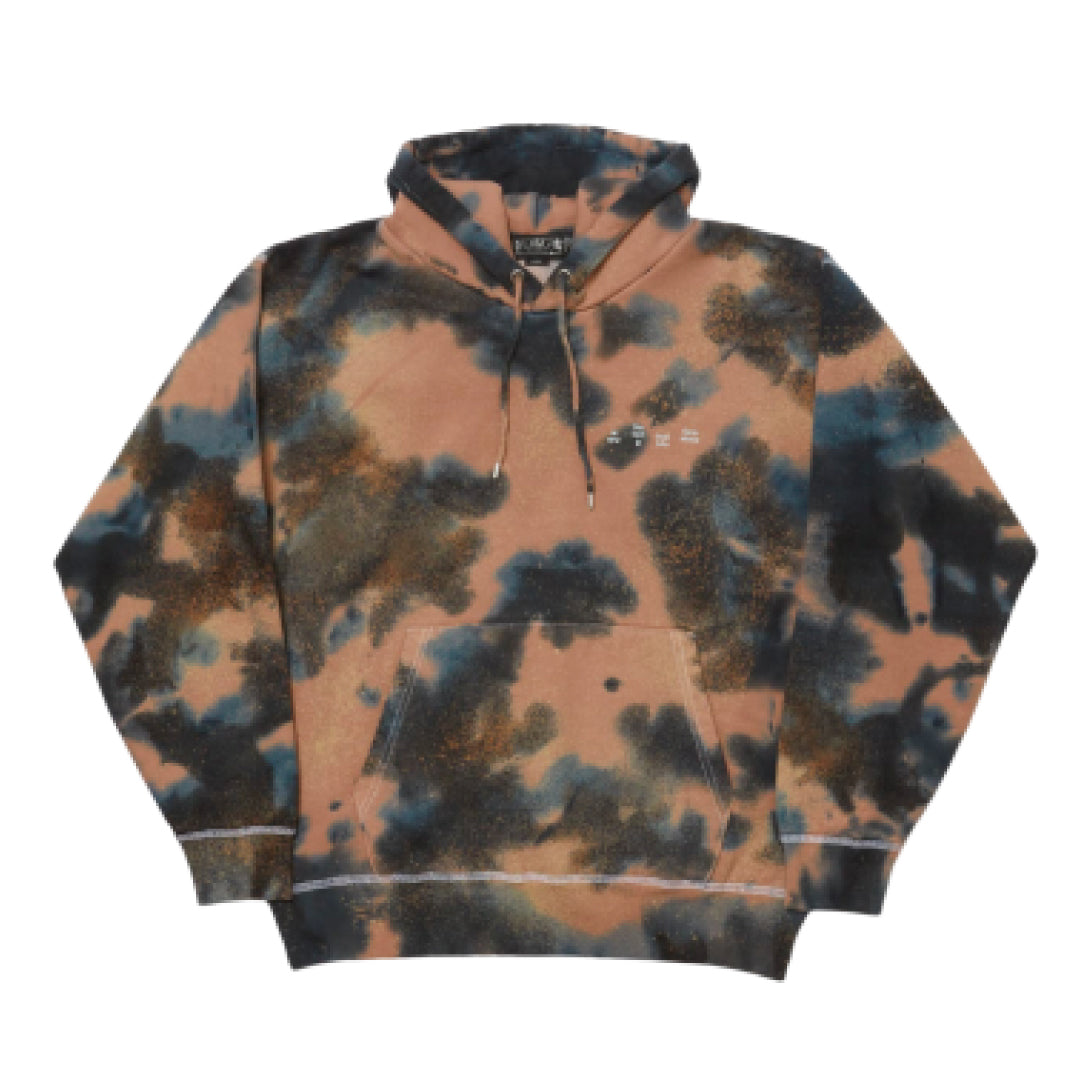 LOGO TIE DYE HOODIE｜COCOA