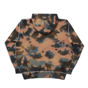 LOGO TIE DYE HOODIE｜COCOA