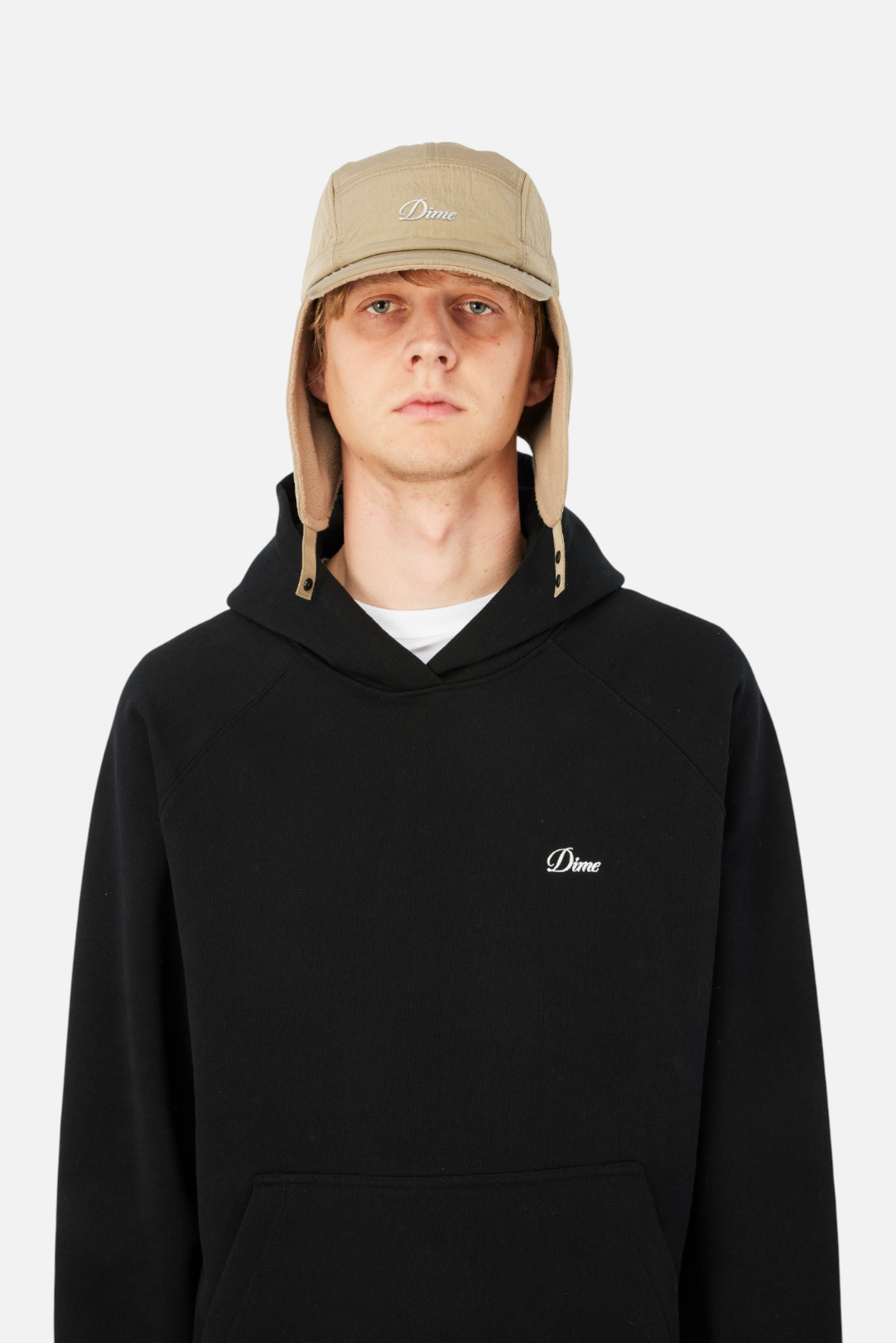 CURSIVE EARFLAP  CAP｜TAN