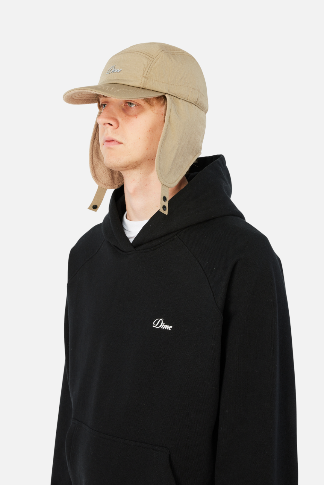 CURSIVE EARFLAP  CAP｜TAN