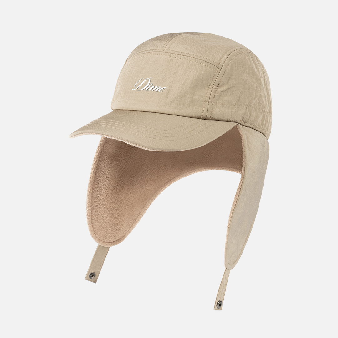 CURSIVE EARFLAP  CAP｜TAN