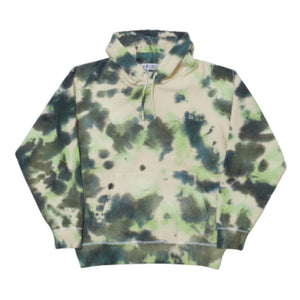 LOGO TIE DYE HOODIE｜GREEN