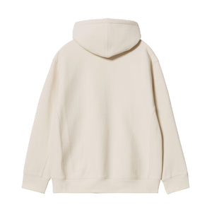 HOODED AMERICAN SCRIPT SWEATSHIRT｜NATURAL