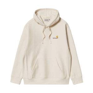 HOODED AMERICAN SCRIPT SWEATSHIRT｜NATURAL