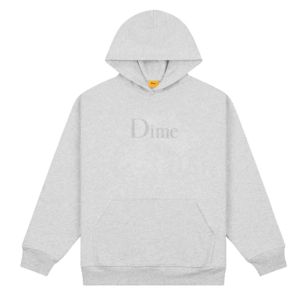 CLASSIC CHENILLE LOGO HOODIE｜HEATHER GRAY