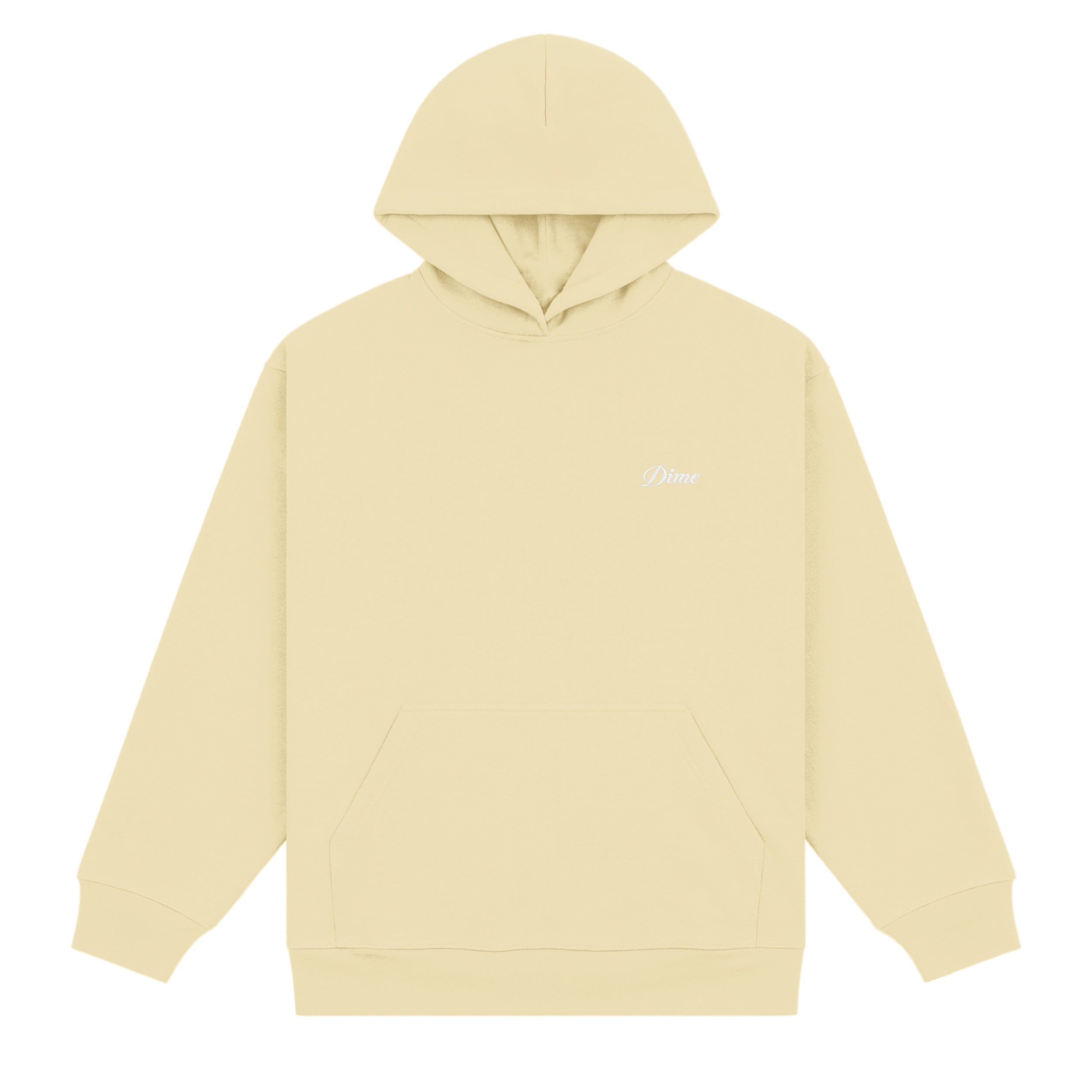 CURSIVE SMALL LOGO HOODIE｜CLOUD CREAM