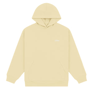CURSIVE SMALL LOGO HOODIE｜CLOUD CREAM