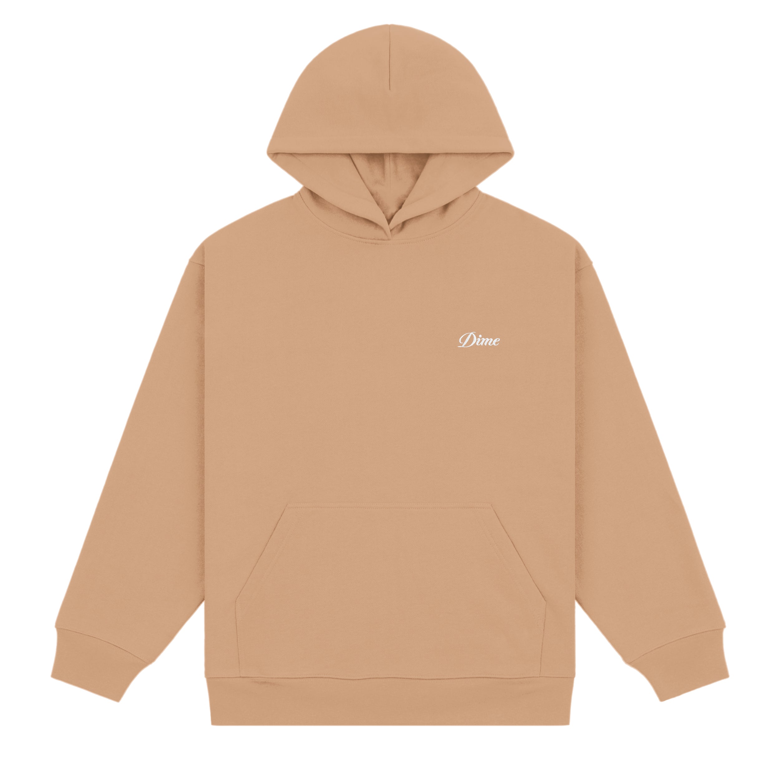 CURSIVE SMALL LOGO HOODIE｜HAZELNUT