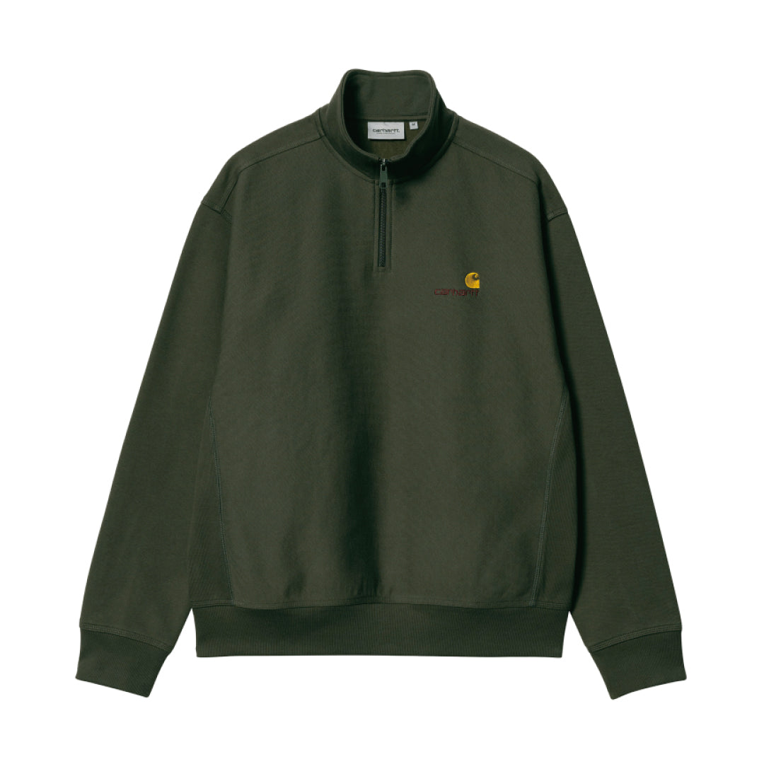 HALF ZIP AMERICAN SCRIPT SWEATSHIRT｜PLANT