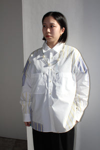 STRIPE SHIRT｜WHITE