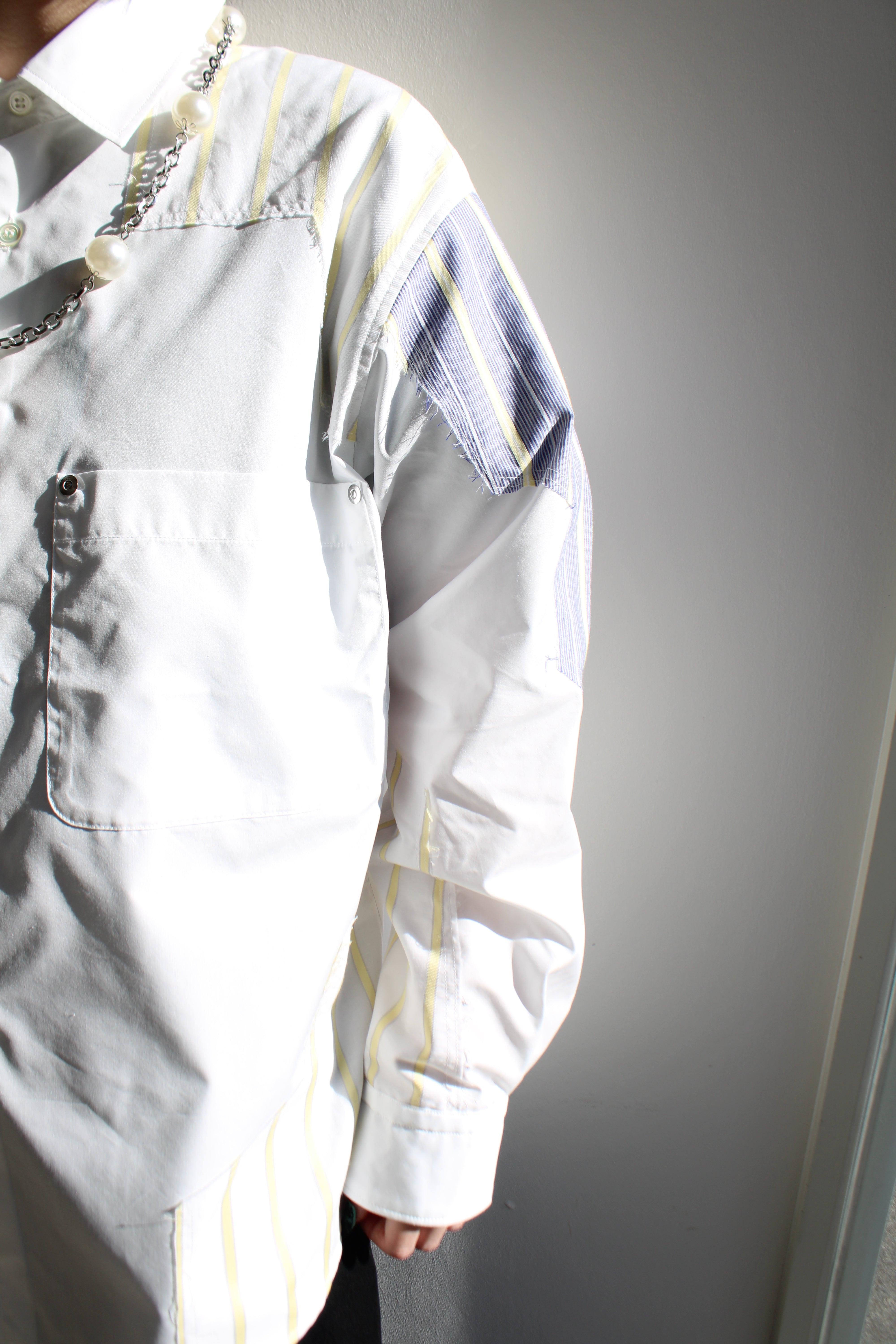 STRIPE SHIRT｜WHITE