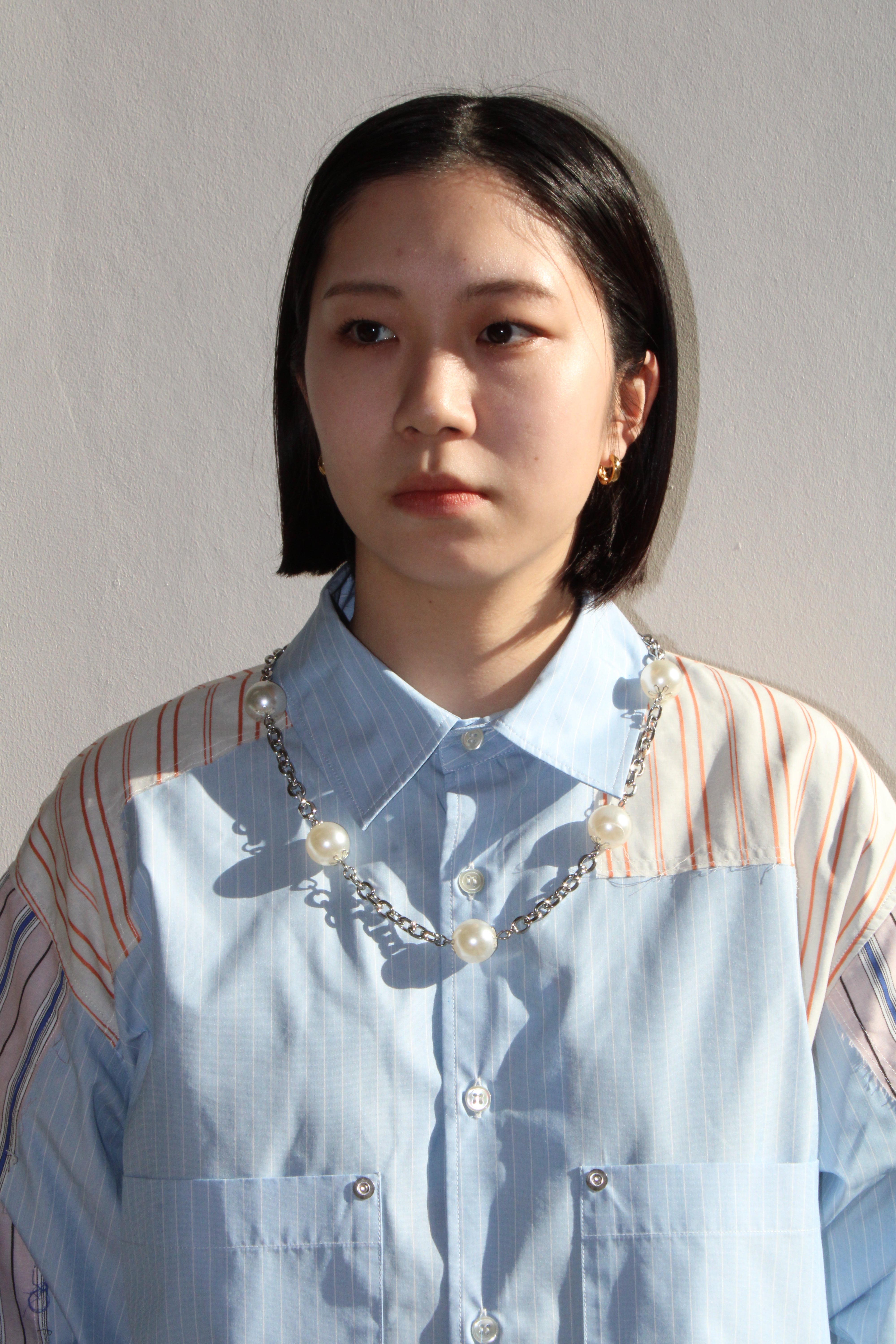 STRIPE SHIRT｜BLUE