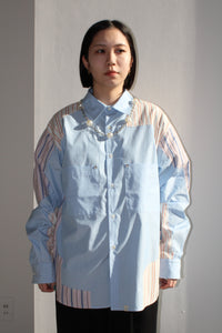 STRIPE SHIRT｜BLUE