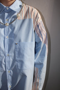 STRIPE SHIRT｜BLUE