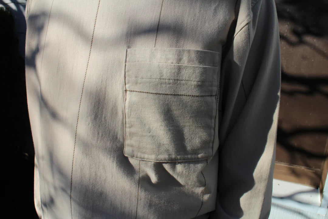 UNEVENNESS L/S TEE｜LT.BEIGE