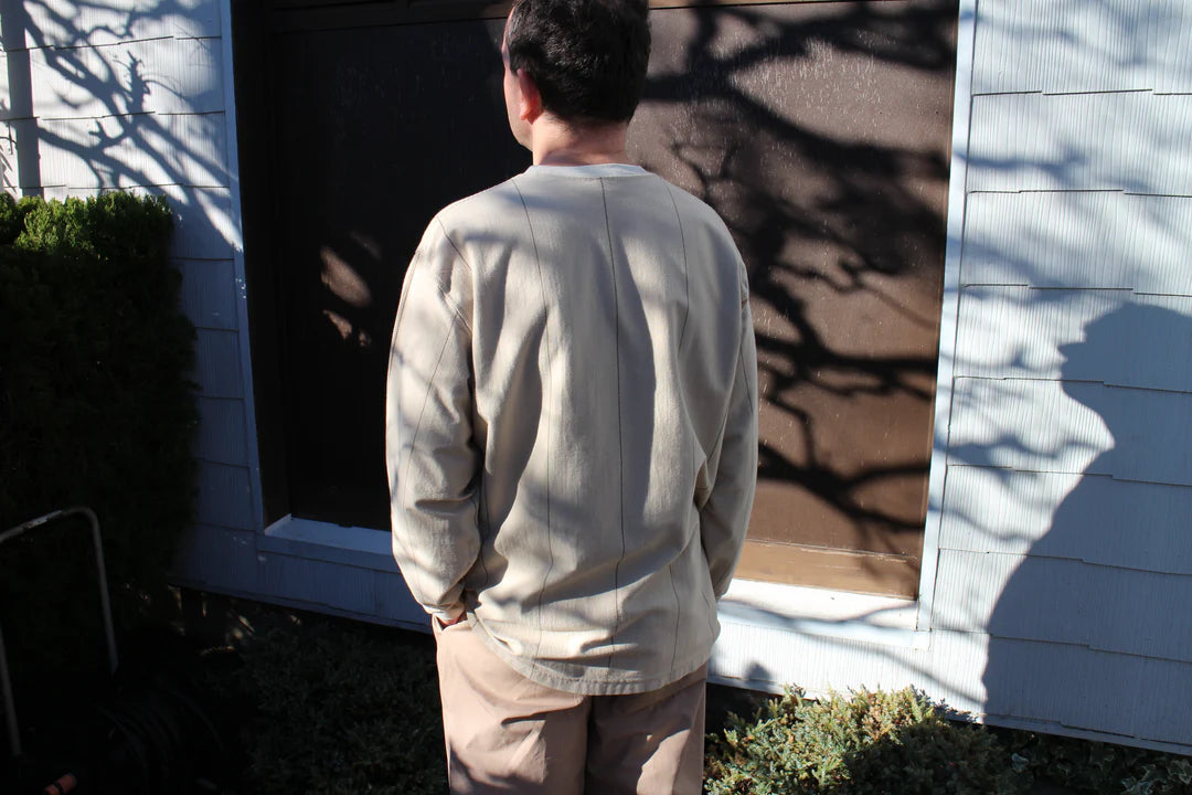 UNEVENNESS L/S TEE｜LT.BEIGE