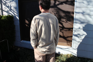 UNEVENNESS L/S TEE｜LT.BEIGE