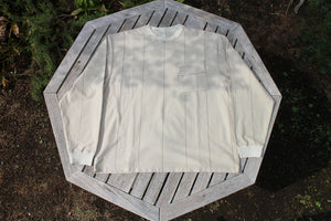UNEVENNESS L/S TEE｜LT.BEIGE
