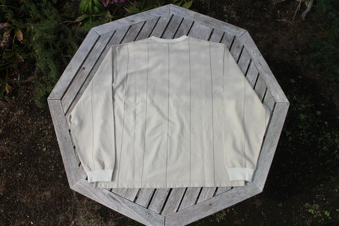 UNEVENNESS L/S TEE｜LT.BEIGE