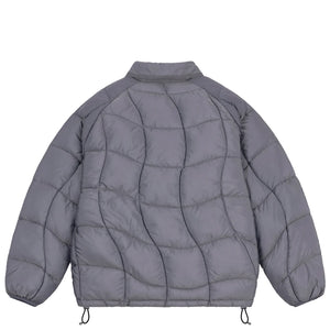 MIDWEIGHT WAVE PUFFER JACKET｜SILVER GRAY
