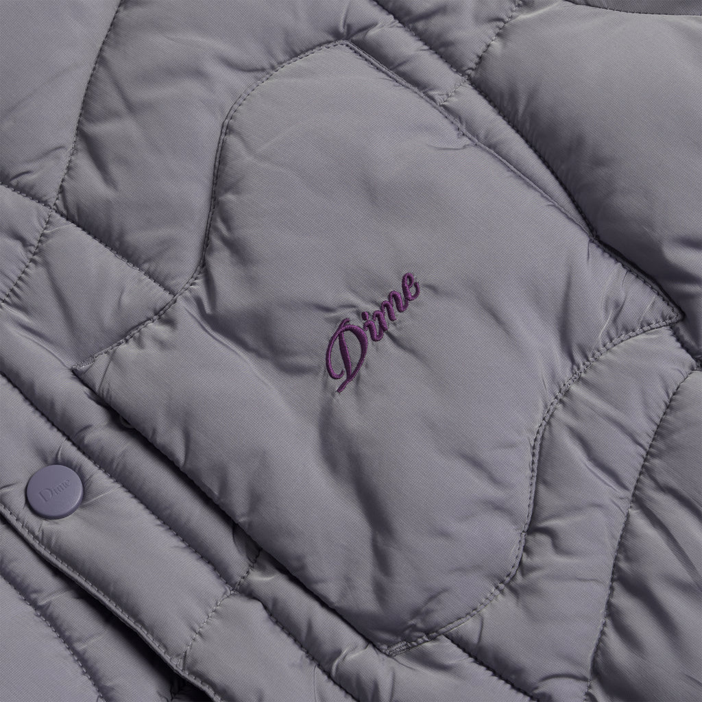MIDWEIGHT WAVE PUFFER JACKET｜SILVER GRAY