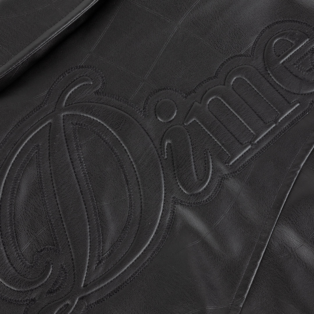 DEBOSSED WAVY JACKET｜BLACK