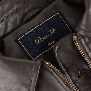 DEBOSSED WAVY JACKET｜BROWN