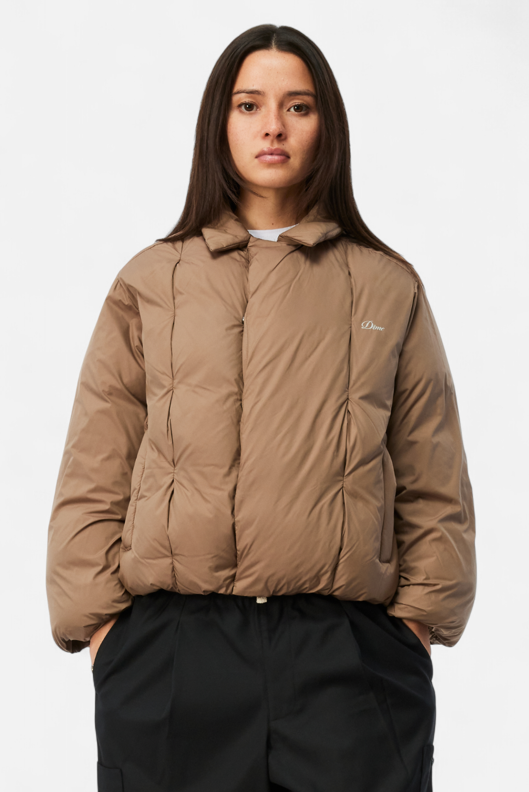 PLEATED PUFFER｜BRONZE
