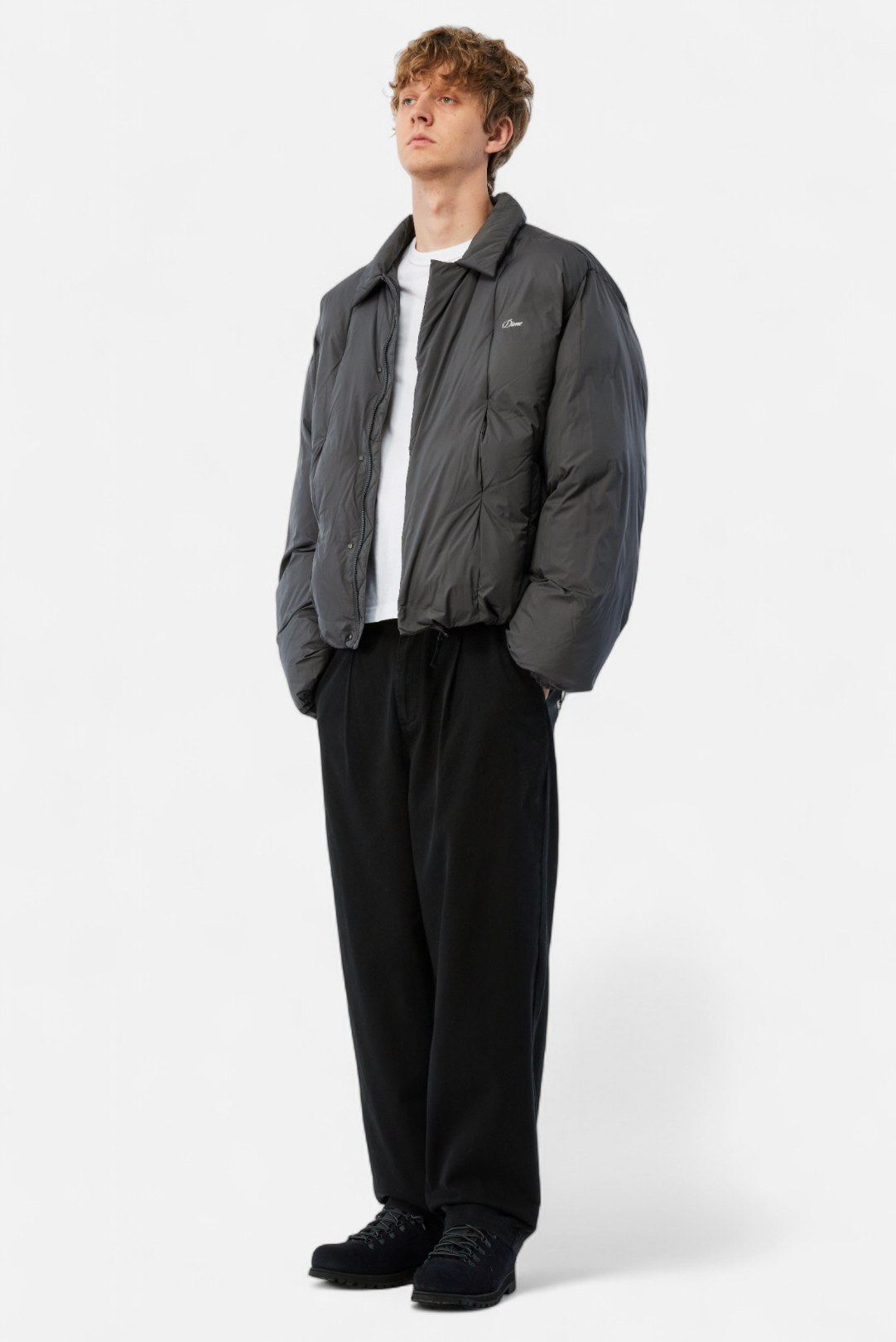 PLEATED PUFFER｜CHACOAL