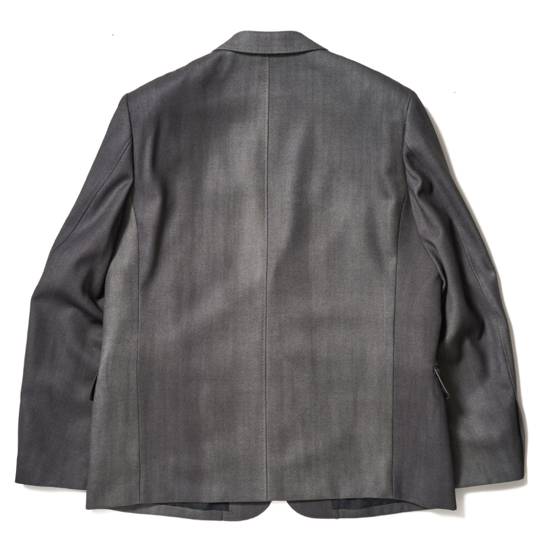 EMBROIDERED CHAIN TAILORED JACKET｜CHARCOAL