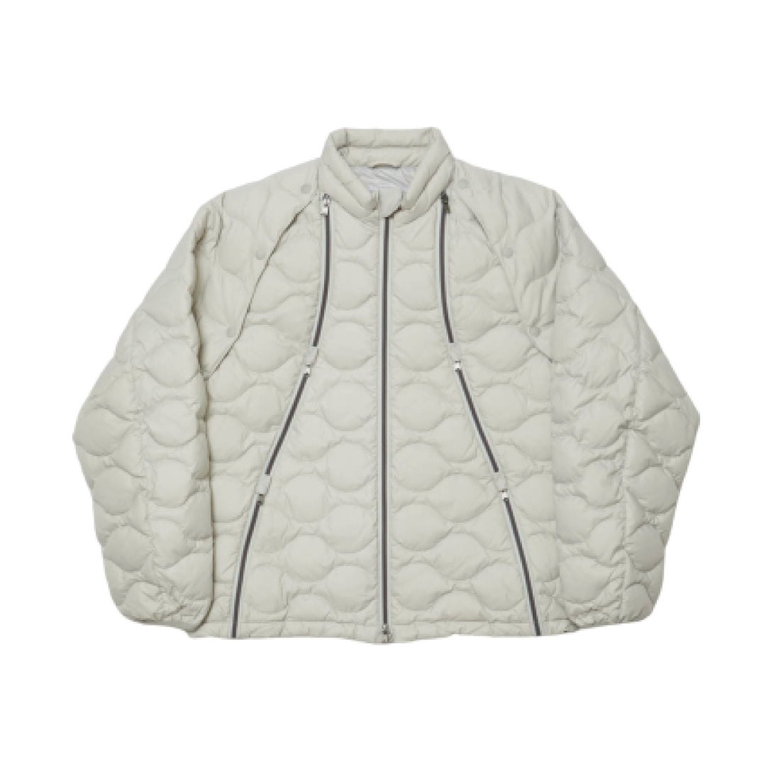 REMOVABLE SLEEVE DOWN JACKET｜STONE