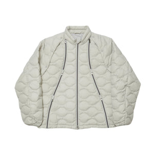 REMOVABLE SLEEVE DOWN JACKET｜STONE
