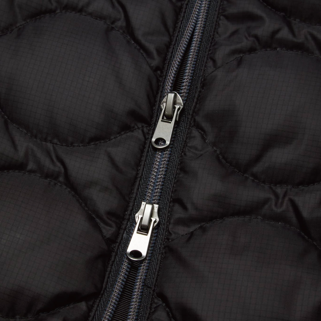 REMOVABLE SLEEVE DOWN JACKET｜BLACK
