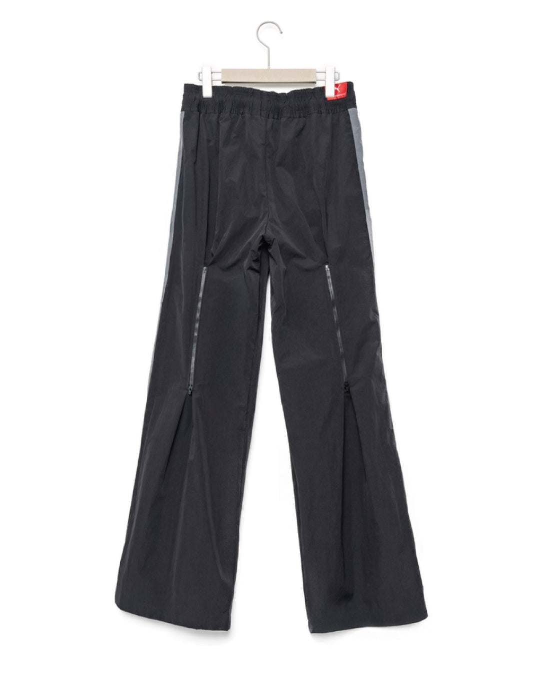 PUMA ZIP-UP FLARED PANTS（RED LABEL)｜BLACKxGRAYxWHITE