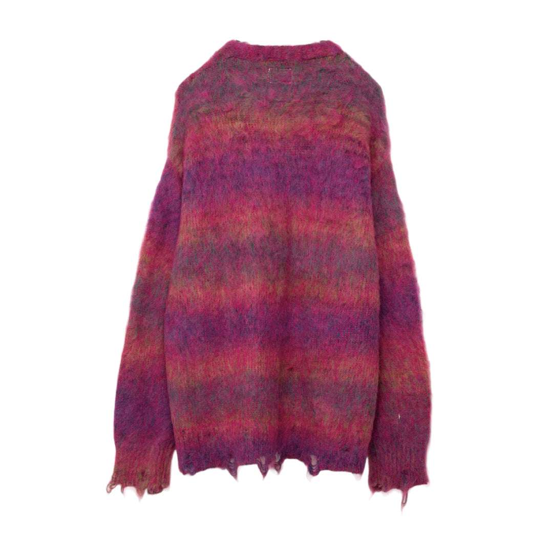 KASURI MOHAIR CARDIGAN｜PINK