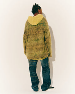 KASURI MOHAIR CARDIGAN｜YELLOW