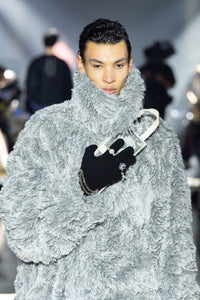 KNIT GLOVES WITH RINGS｜BLACK ｜ラスト1点