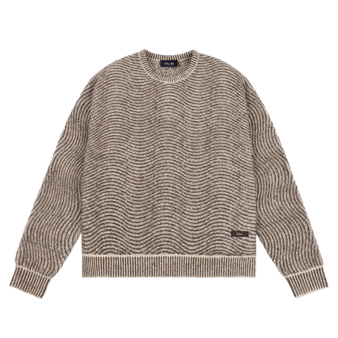 MOHAIR WAVE KNIT｜CAMEL