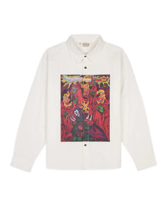 MYTHIC STAR OXFORD SHIRT｜WHITE