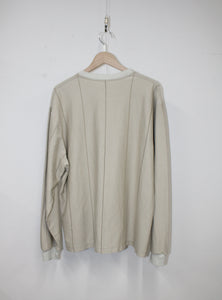 UNEVENNESS L/S TEE｜LT.BEIGE