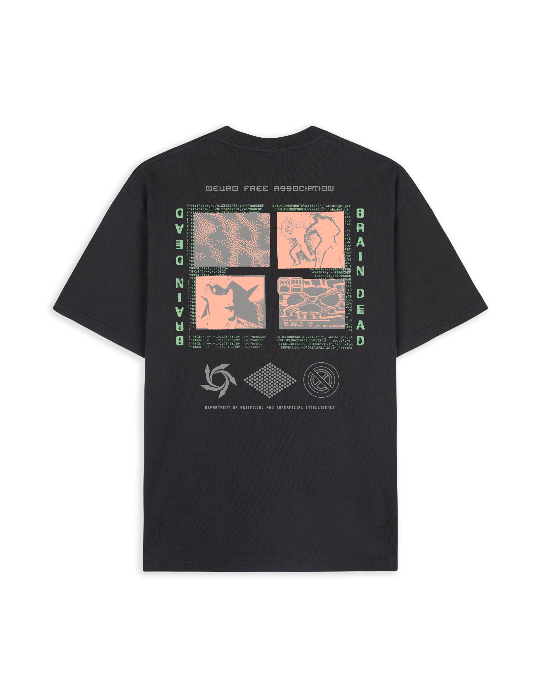NEURO T-SHIRT｜WASHED BLACK