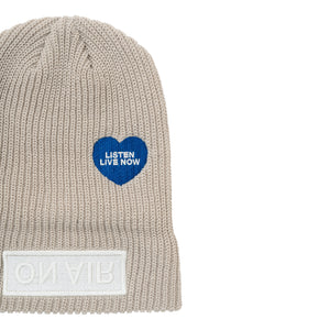 ON AIR BASIC LOGO CUFF BEANIE｜SAND STONE