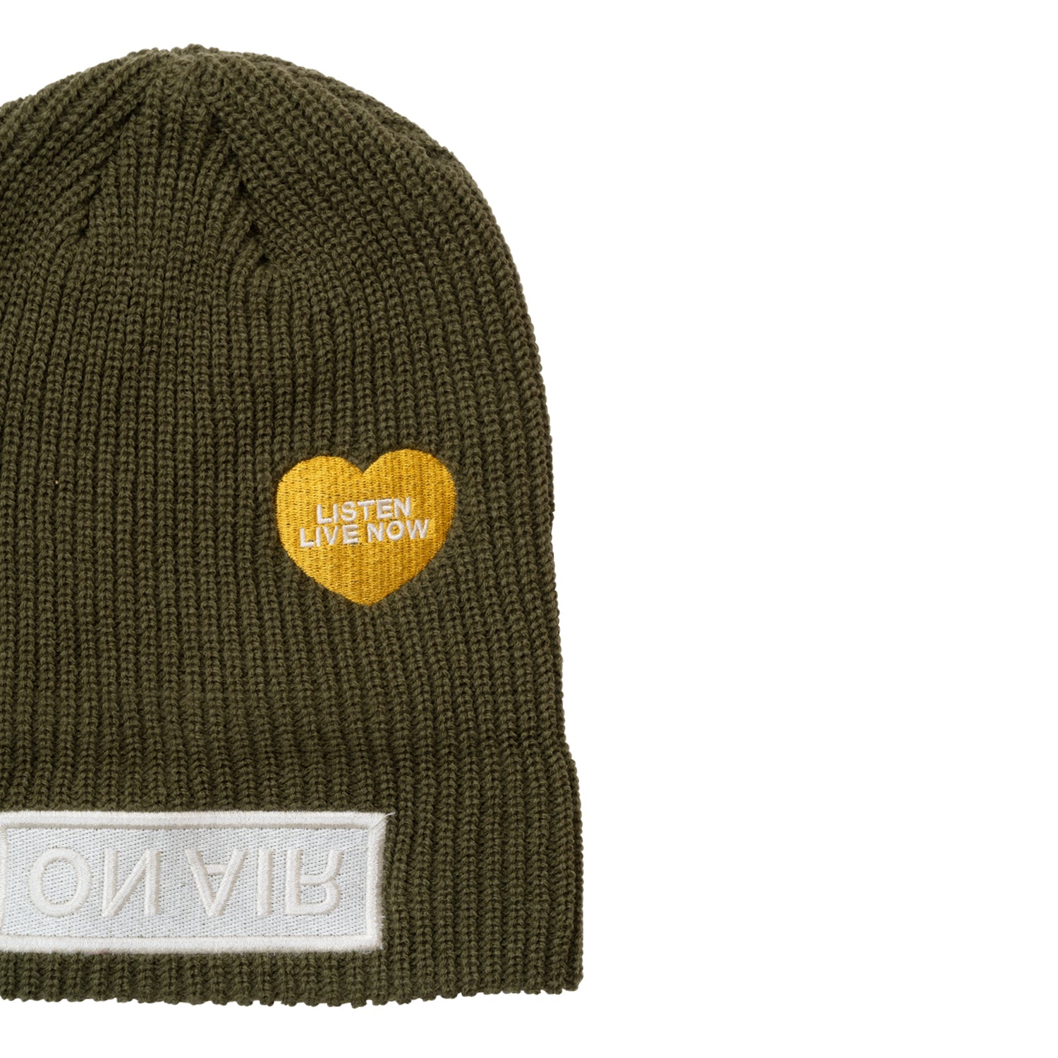 ON AIR BASIC LOGO CUFF BEANIE｜ARMY
