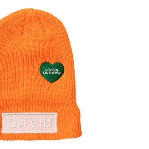 ON AIR BASIC LOGO CUFF BEANIE｜SEFETY ORANGE