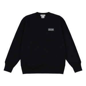 ON AIR BASIC LOGO HEAVYWEIGHT FLEECE CREW｜BLACK