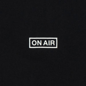 ON AIR BASIC LOGO HEAVYWEIGHT FLEECE CREW｜BLACK