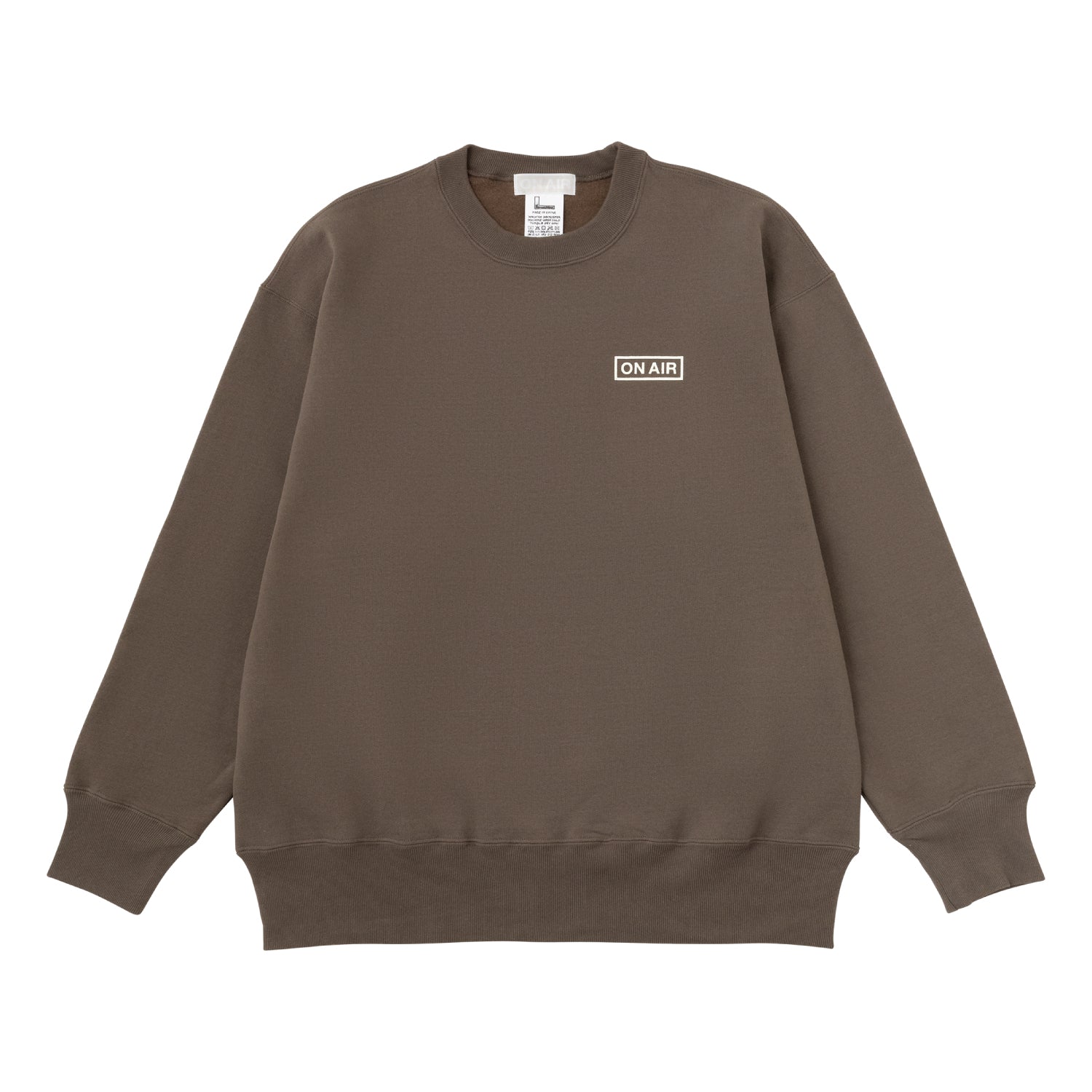 ON AIR BASIC LOGO HEAVYWEIGHT FLEECE CREW｜O.D.