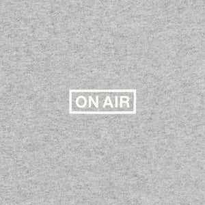 ON AIR BASIC LOGO HEAVYWEIGHT FLEECE CREW｜GREY HEATHER