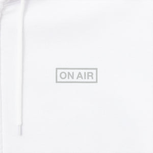 ON AIR BASIC LOGO HEAVYWEIGHT FLEECE FULL ZIP HOODIE｜WHITE