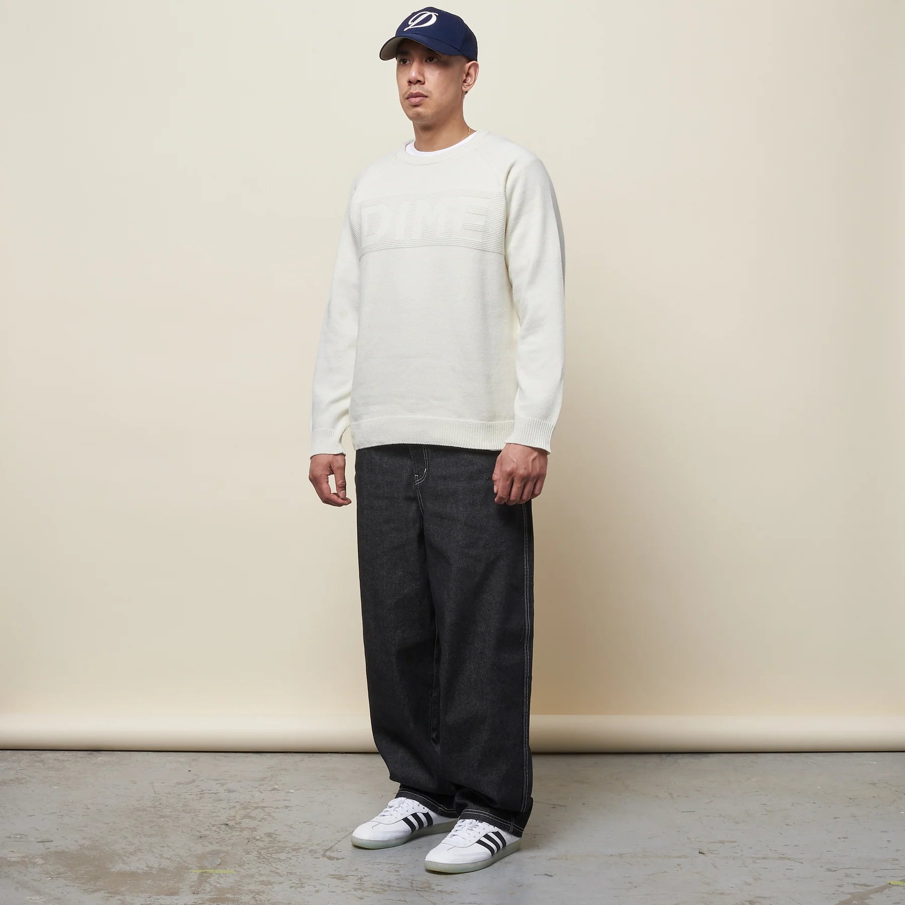 TONAL LIGHT KNIT｜OFF WHITE